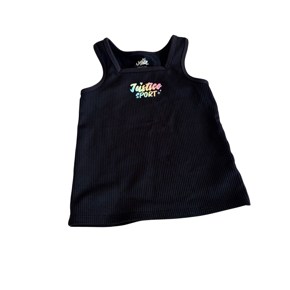 *4for$20 Mix&Match* Justice Sport Little Girls Ribbed Tank Top Size XS